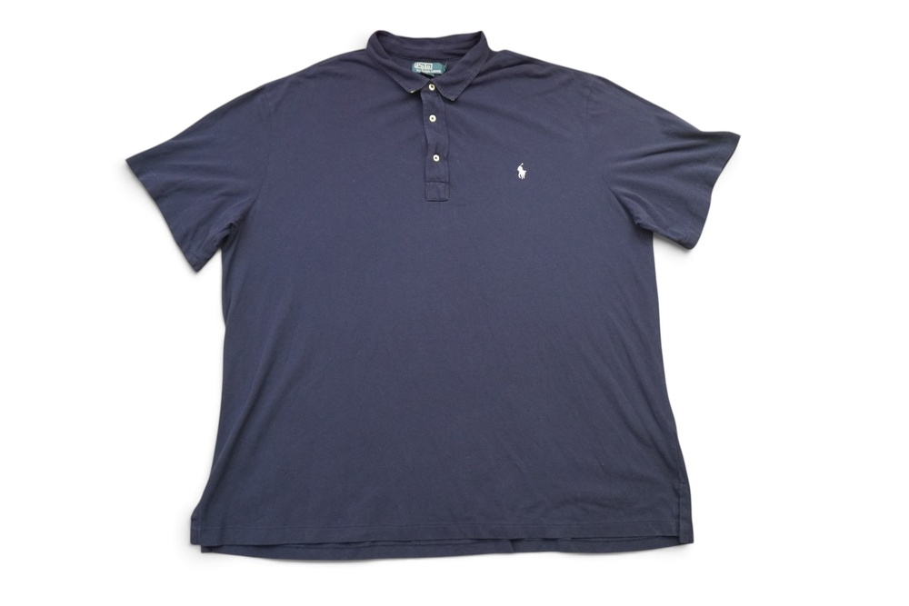 Polo By Ralph Lauren Polo Shirt Mens 3XLT Blue Big & Tall Pony Logo Casual